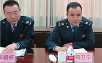 区税务党支部与公司党组织开展联建事情