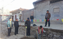 黄铄森总司理施工现场指导事情