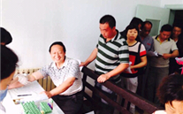 关爱员工 关注康健--汶上公司组织全体员工举行康健体检运动