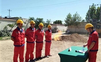 正定公司开展自然气事故应急演练运动