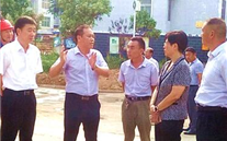 汶上县委书记李志红一行到汶上公司 举行气代煤工程视察与督导