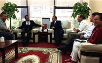 缅甸国家发改委主席莱温特来88858cc永利官网集团考察交流