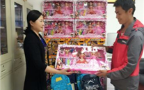 金乡公司为员工子女发放六一儿童节礼物