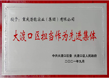 大渡口区继续作为先进整体